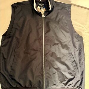 Cutter & Buck Navy Women's Golf Zip-Front Vest